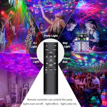 Disco Ball Party Light | Sound Activated with Remote Control
