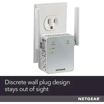 NETGEAR Wi-Fi Range Extender EX3700 for Extended Coverage