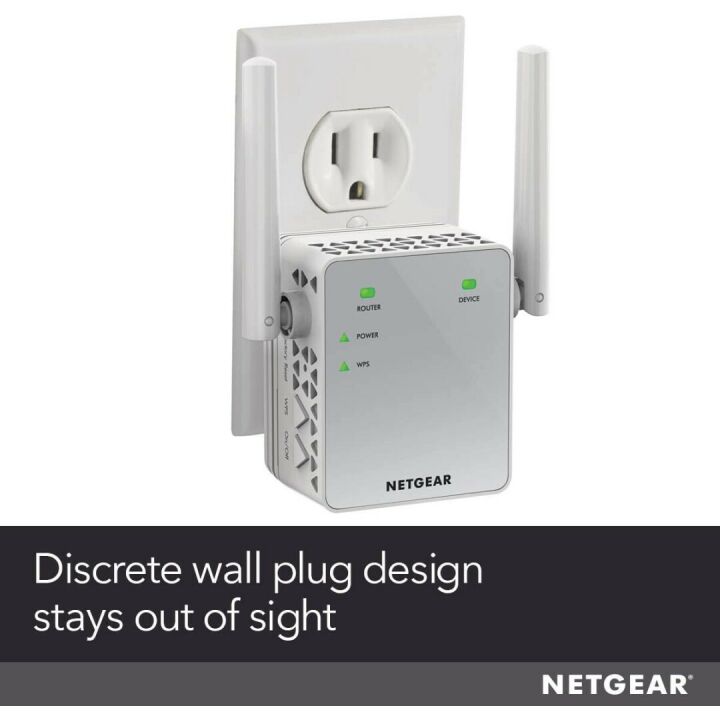 NETGEAR Wi-Fi Range Extender EX3700 for Extended Coverage