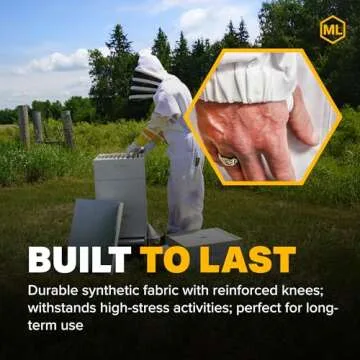 Mann Lake ProVent Beekeeping Suit with Reinforced Knees