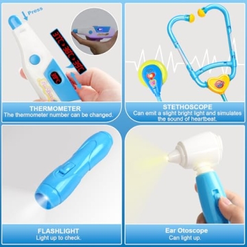 Interactive Doctor Kit for Kids Aged 3-5 Years