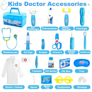 Interactive Doctor Kit for Kids Aged 3-5 Years