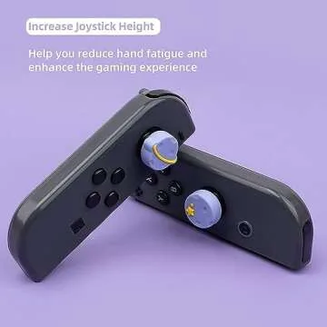 GeekShare Thumb Grip Caps for Nintendo Switch in Purple