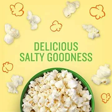 Angie's BOOMCHICKAPOP Sea Salt Popcorn - 4.4 oz Pack of 4, Vegan & Gluten-Free