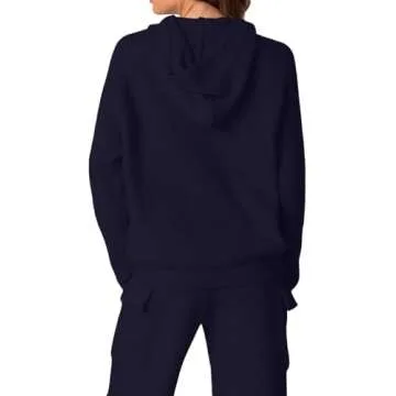 Trendy REORIA Women's Two Piece Knit Sweater Set