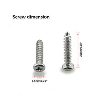 URBEST Right Angle Bracket - 10 Stainless Steel Corner Braces
