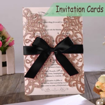 Isaspire 5/8" Width x 100 Yards Satin Ribbon, Black Ribbon Perfect for DIY Craft, Bows, Gift Wrapping, Flower Bouquet, Valentine's Day, Christmas and Halloween Party Decoration