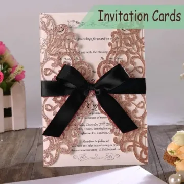 Isaspire 5/8" Width x 100 Yards Satin Ribbon, Black Ribbon Perfect for DIY Craft, Bows, Gift Wrapping, Flower Bouquet, Valentine's Day, Christmas and Halloween Party Decoration