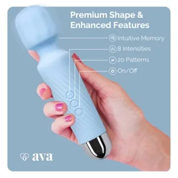 Ava Vibrator Wand Ultimate Clit Stimulator - Quiet & Compact