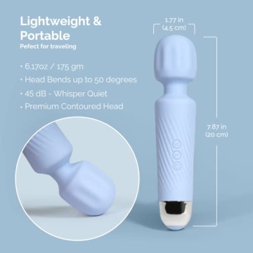 Ava Vibrator Wand Ultimate Clit Stimulator - Quiet & Compact