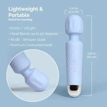 Ava Vibrator Wand Ultimate Clit Stimulator - Quiet & Compact