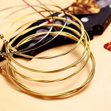 Vibrant Boao Guitar Strings Set with Celluloid Picks for All Players