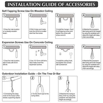 Therapy Swing for Kids with Special Needs (Hardware Included) Snuggle Swing Cuddle Hammock Indoor Adjustable Aerial Yoga for Children with Autism, ADHD, Aspergers, Sensory Integration (Red)