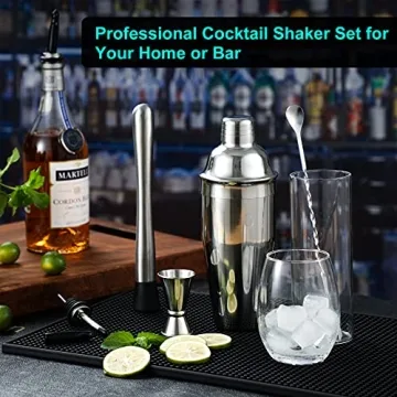 Aozita Cocktail Shaker Set for Perfect Mixology