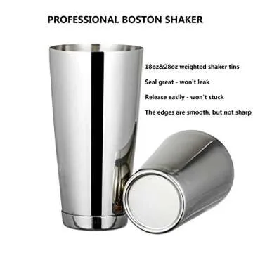 Stainless Steel 8-Piece Cocktail Shaker Set for Mixology
