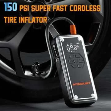 Acmount W160 Jump Starter & Air Compressor - 4000A Power