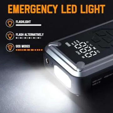 Acmount W160 Jump Starter & Air Compressor - 4000A Power