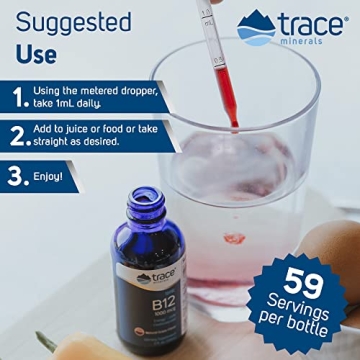 Liquid Ionic B12 - 1000 mcg Energy Support Supplement