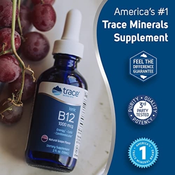 Liquid Ionic B12 - 1000 mcg Energy Support Supplement