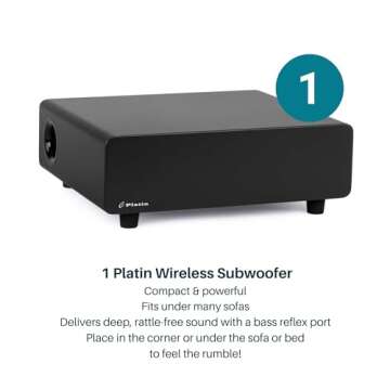 Platin Milan 5.1 Wireless Surround Sound System