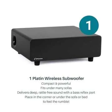 Platin Milan 5.1 Wireless Surround Sound System