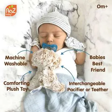 RaZbaby JollyPop Pacifier & Plush Holder