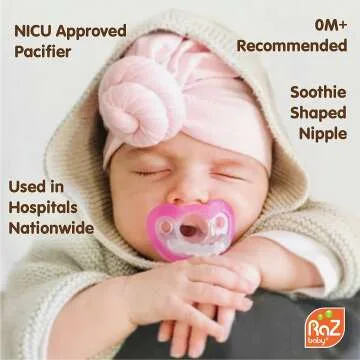 RaZbaby JollyPop Pacifier & Plush Holder