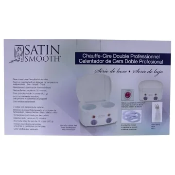 SATIN SMOOTH Professional Double Wax Warmer for Quality Waxing