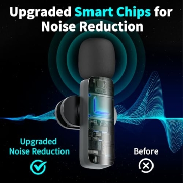 Epinovo Wireless Lavalier Microphone - 2 Pack