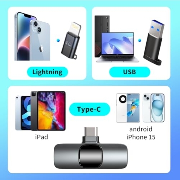 Epinovo Wireless Lavalier Microphone - 2 Pack