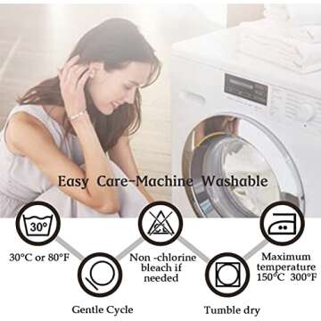 H.VERSAILTEX White Curtains for Bedroom Thermal Insulated Room Darkening Living Room Curtains Grommet Privacy Protection Window Curtain Panels/Drapes for Nursery, 2 Panels, 42x84 Inches, Pure White