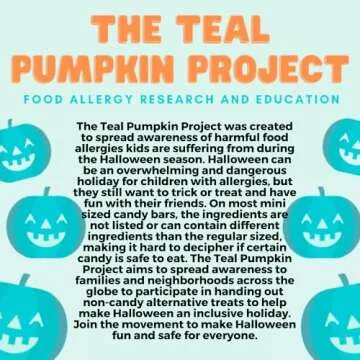 Teal Pumpkin Halloween Buckets 2 Pack for Allergy-Friendly Fun