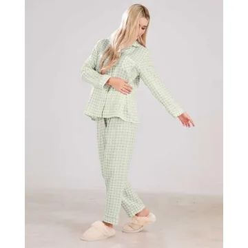 codcm Women's Soft Cotton Pajama Sets for Comfort