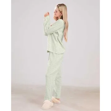 codcm Women's Soft Cotton Pajama Sets for Comfort