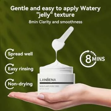 Blackhead Mask, Nose Plants Pores Strips Blackhead Remover Mask Peel off Mask Facial Pore Cleanser Purifying Face Mask Nose Strips (1.06 Ounce) - White