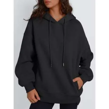 Trendy Queen Womens Oversized Hoodies Fall Fashion 2025 Casual Long Sleeve Sweatshirts Y2k Outfits W...