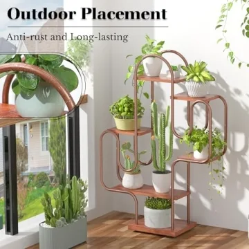 Stylish Tikea Cactus Plant Stand Indoor for Small Plants