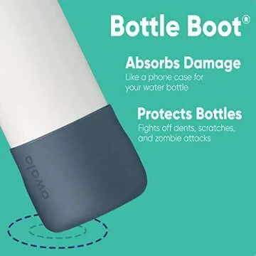 Owala Silicone Water Bottle Boot - Protective Sleeve for 32 Oz Bottles