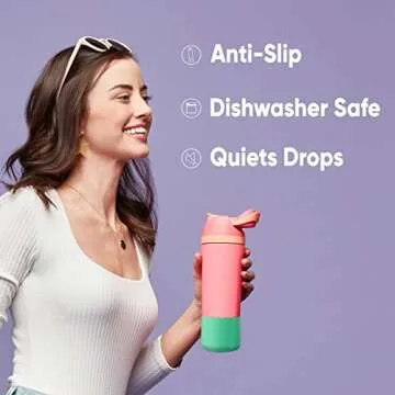 Owala Silicone Boot for 32 Oz Water Bottle - Anti-Slip Sleeve