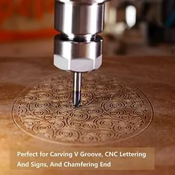 SpeTool 60 Degree V Groove Router Bit for CNC Carving
