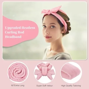 Stylish Heatless Hair Curlers Comfortable for All Ages