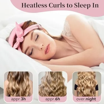 Stylish Heatless Hair Curlers Comfortable for All Ages