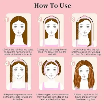 Stylish Heatless Hair Curlers Comfortable for All Ages