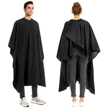 izzycka Waterproof Barber Cape with Adjustable Closure Suitable for All