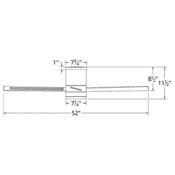 Axis Smart Indoor and Outdoor 52in Fan with LED Light