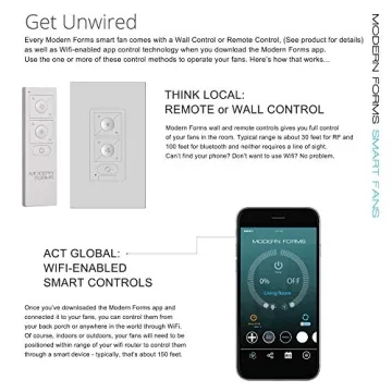 Axis Smart Indoor and Outdoor 52in Fan with LED Light