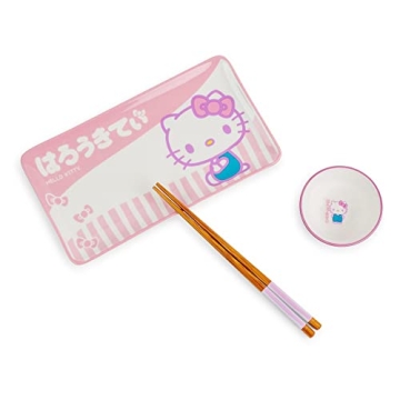 Delightful 3-Piece Hello Kitty Sushi Set - Perfect for Fun Dining!