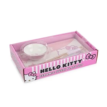 Sanrio Hello Kitty Ceramic Sushi Set Perfect for All Ages