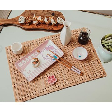 Sanrio Hello Kitty Ceramic Sushi Set Perfect for All Ages