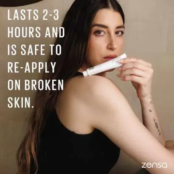 Zensa Numbing Cream - Extra Strength 5% Lidocaine for Painless Tattoo, Microneedling, Piercing, Microblading, Laser & Waxing Procedures - Best Medical Grade Topical Anesthetic for Maximum Pain Relief